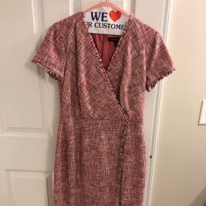 Pink/purple/white Tweed Dress